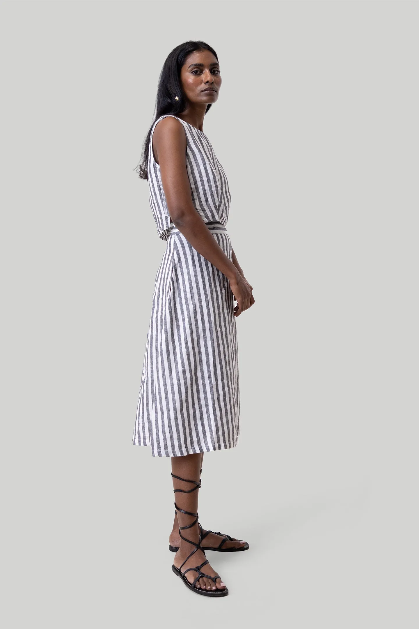 Reistor Breezy Summer Set in Linen Stripes