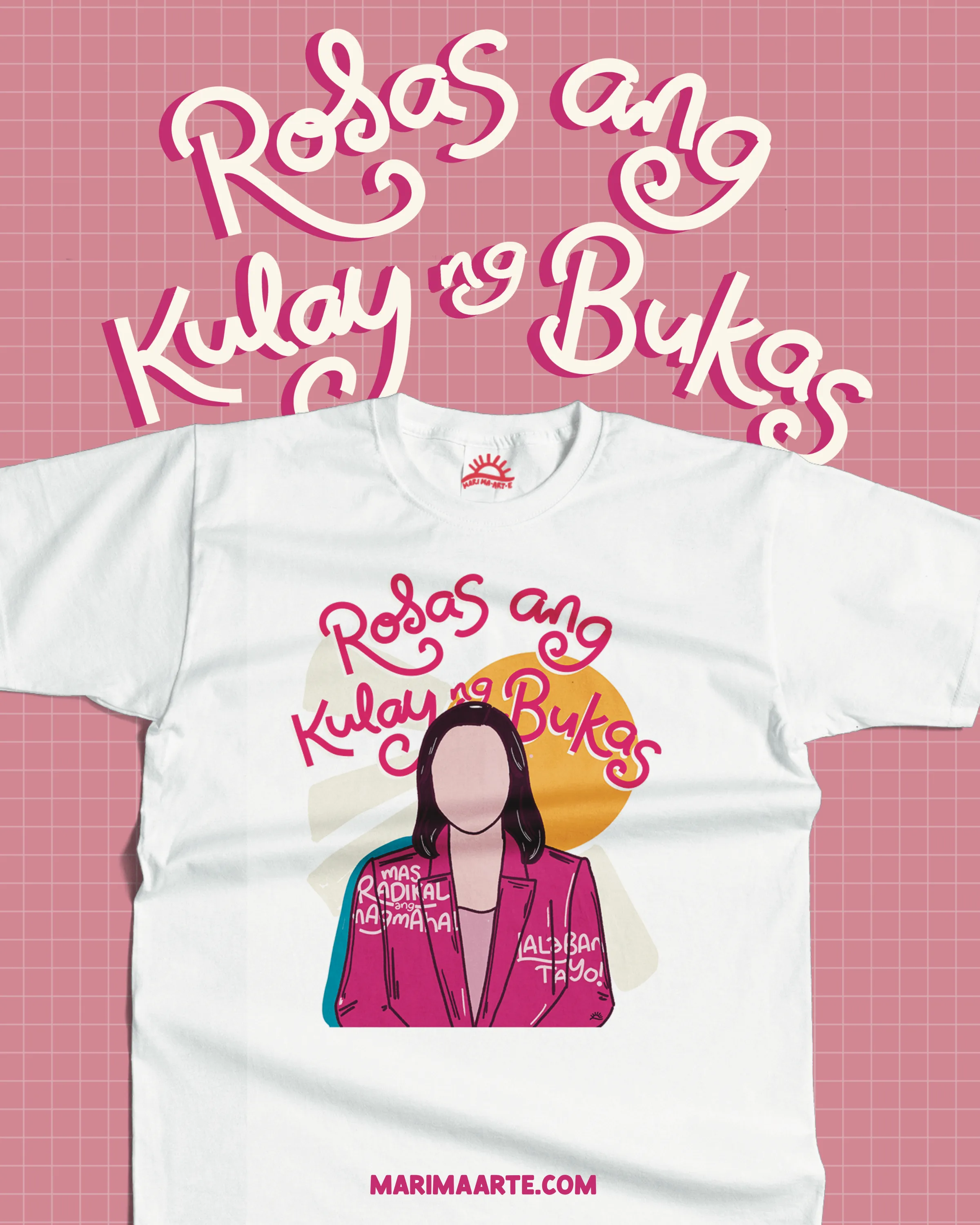 ROSAS ANG KULAY NG BUKAS SHIRT