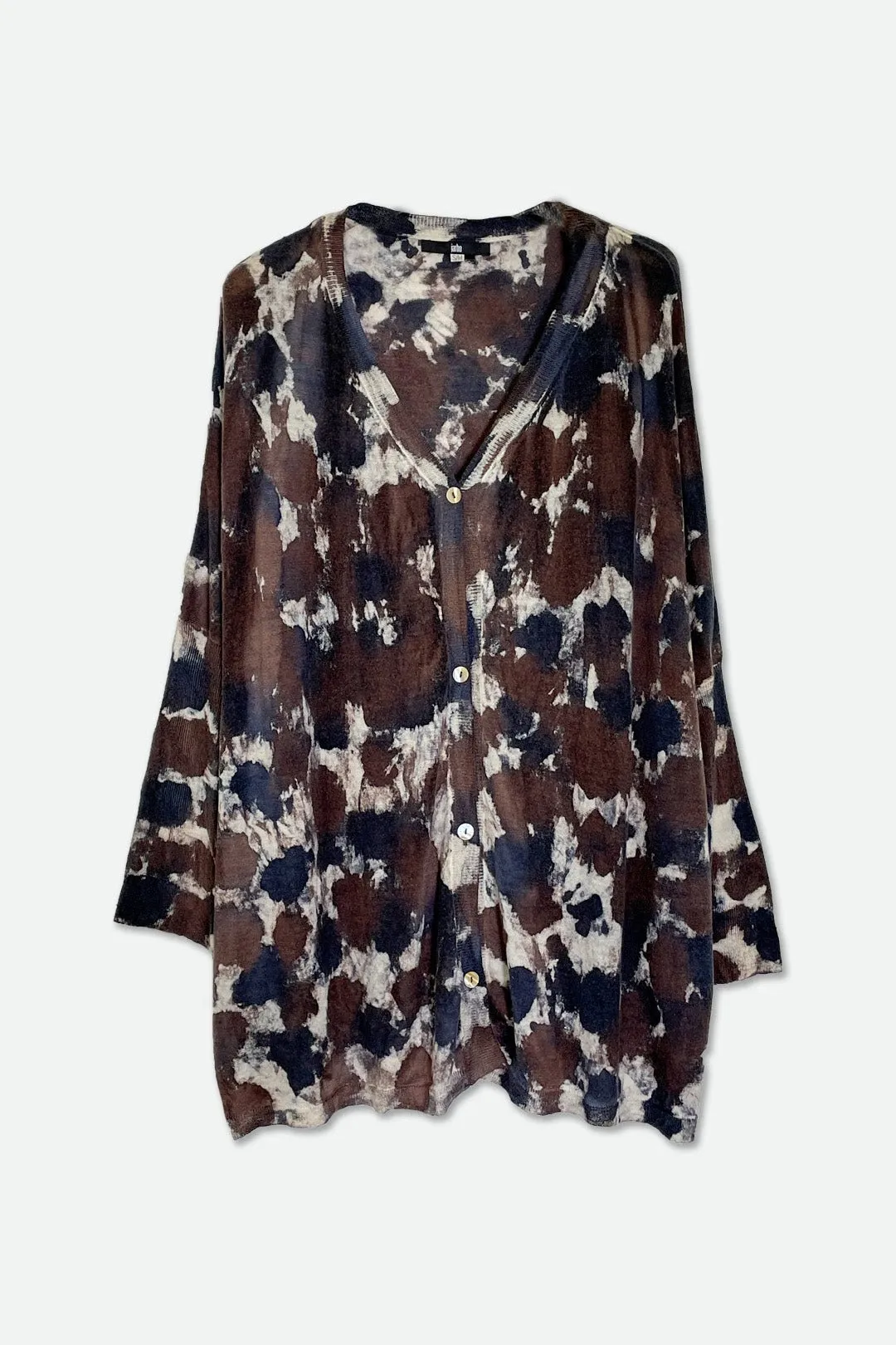SALA LIGHTWEIGHT CARDIGAN IN SPRAY-DYED CASHMERE