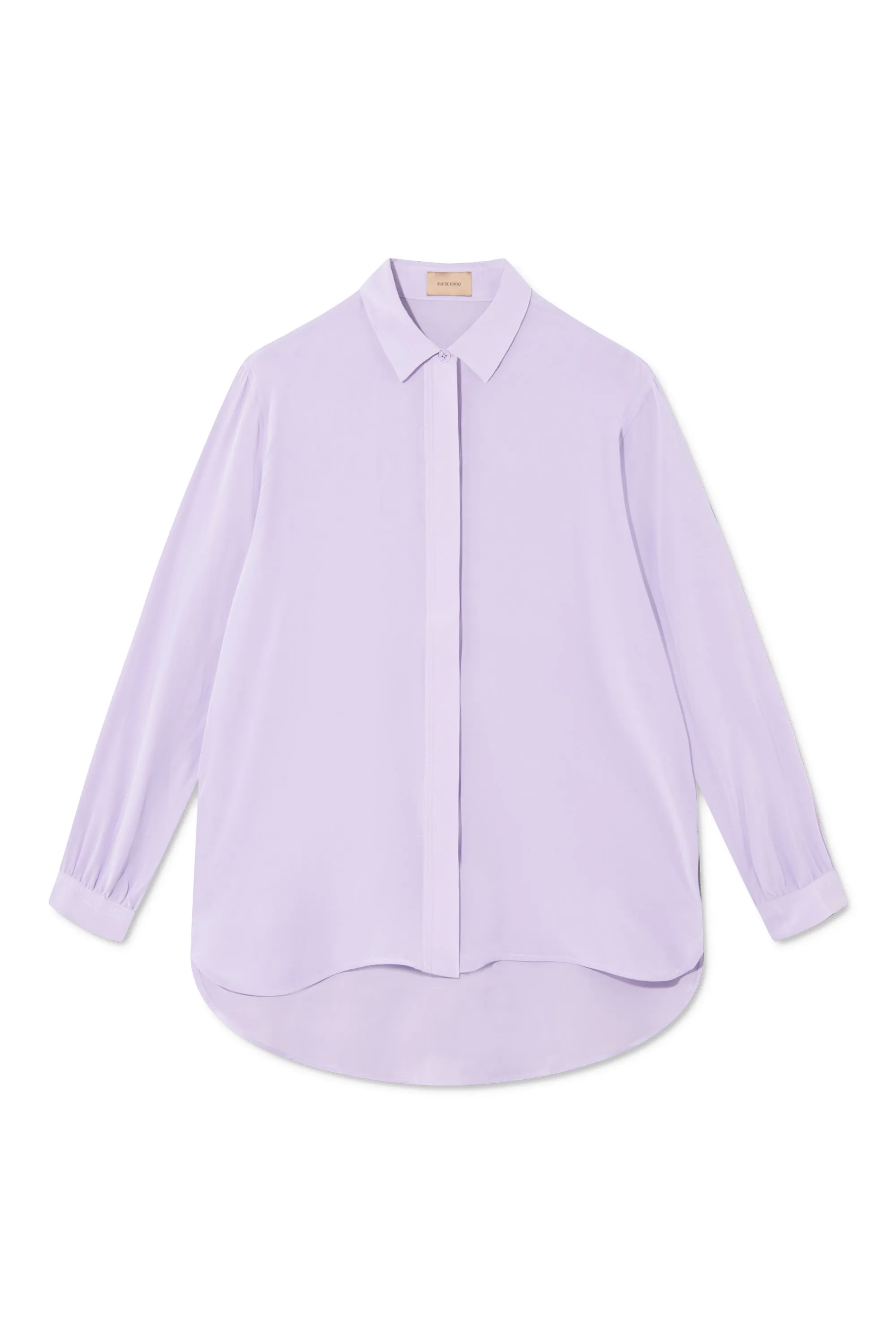 SHELBY SILK SHIRT LIGHT PURPLE