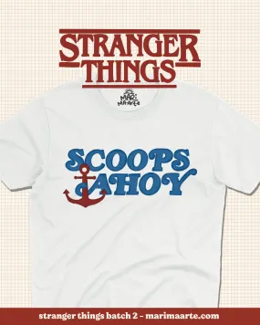 STRANGER THINGS SCOOPS AHOY SHIRT