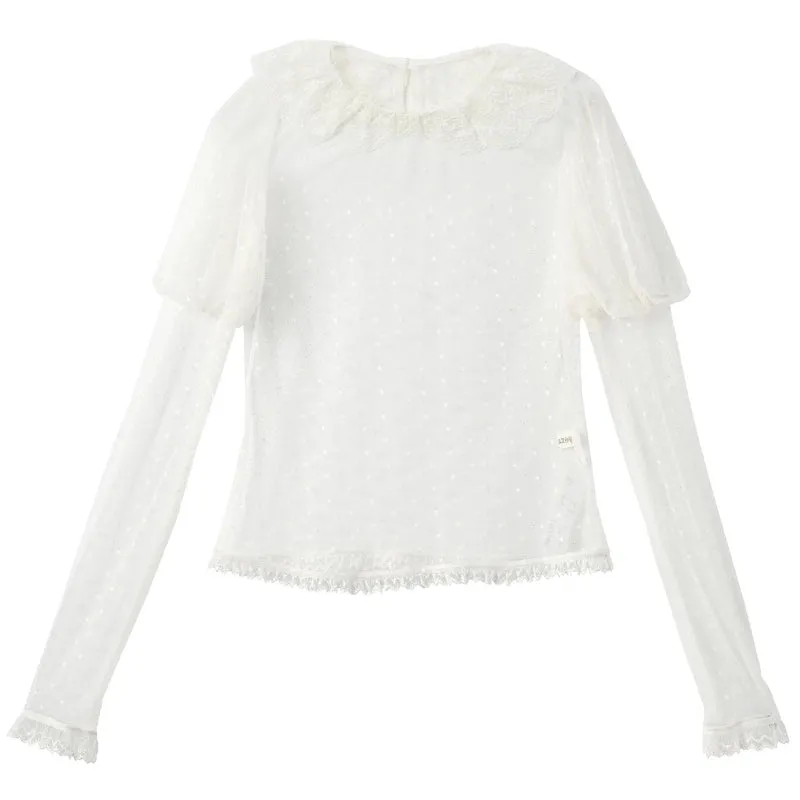Summer Holiday Style White Lace Fairy Dresses