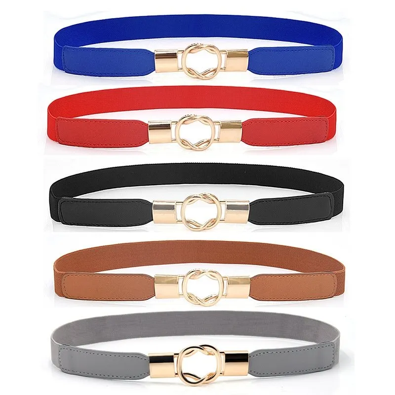 Thin Waist Chic Solid Color Belt
