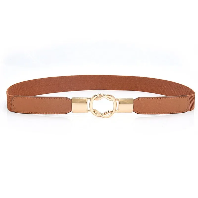 Thin Waist Chic Solid Color Belt