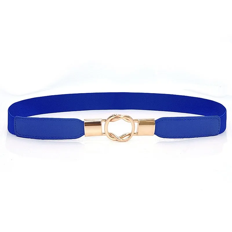 Thin Waist Chic Solid Color Belt