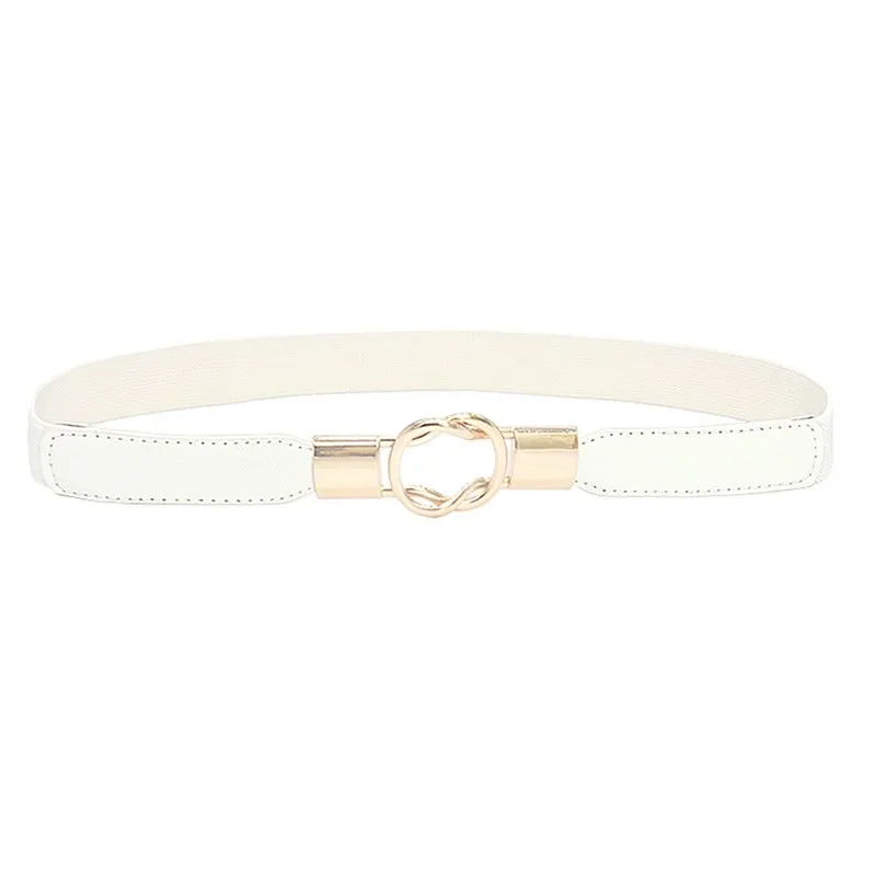 Thin Waist Chic Solid Color Belt