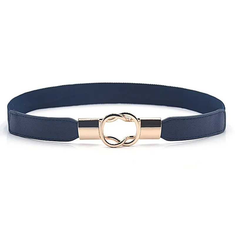Thin Waist Chic Solid Color Belt