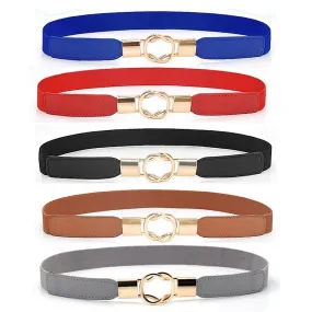 Thin Waist Chic Solid Color Belt