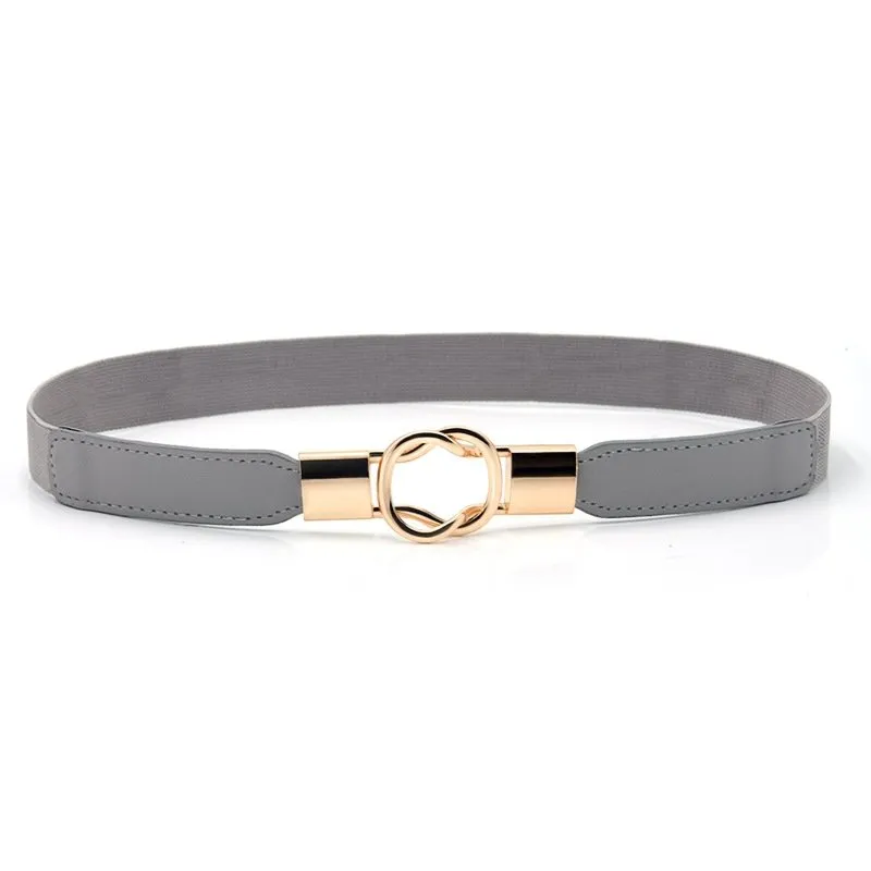 Thin Waist Chic Solid Color Belt