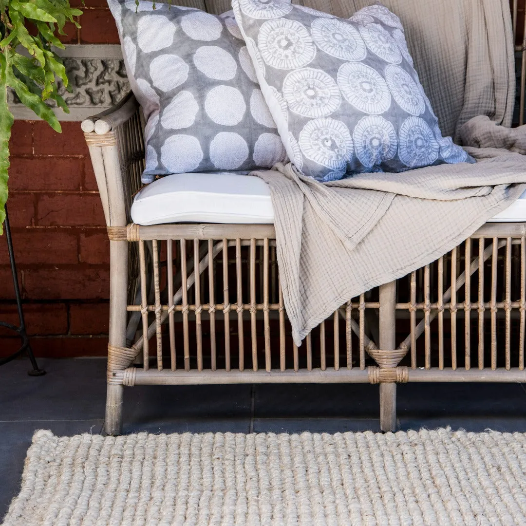 Vincent White Wash Jute
