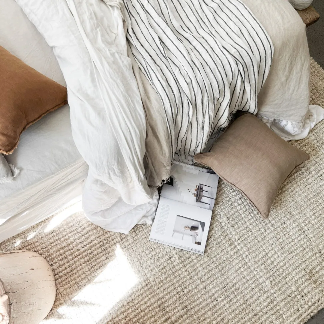 Vincent White Wash Jute