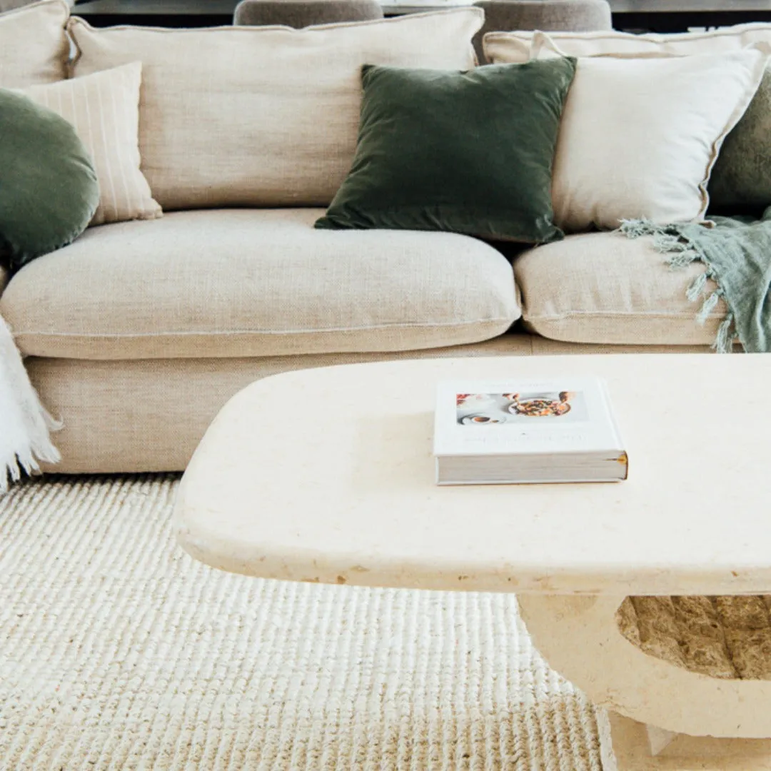 Vincent White Wash Jute