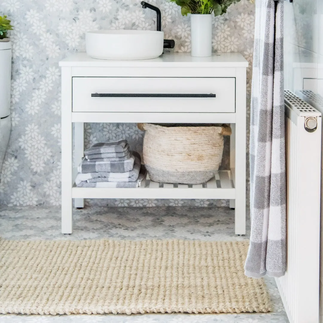 Vincent White Wash Jute