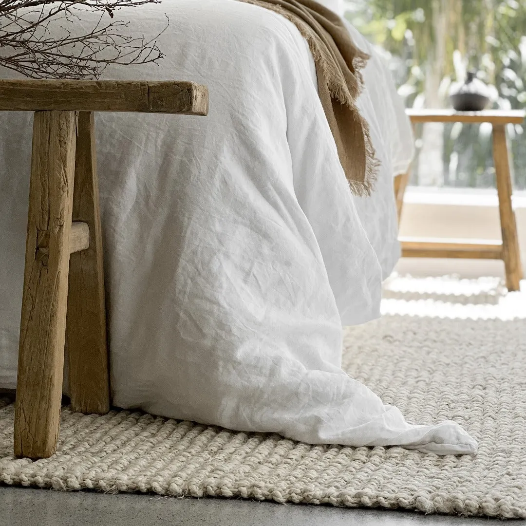 Vincent White Wash Jute