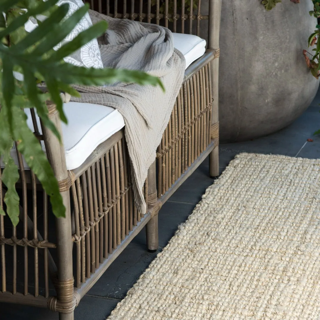 Vincent White Wash Jute