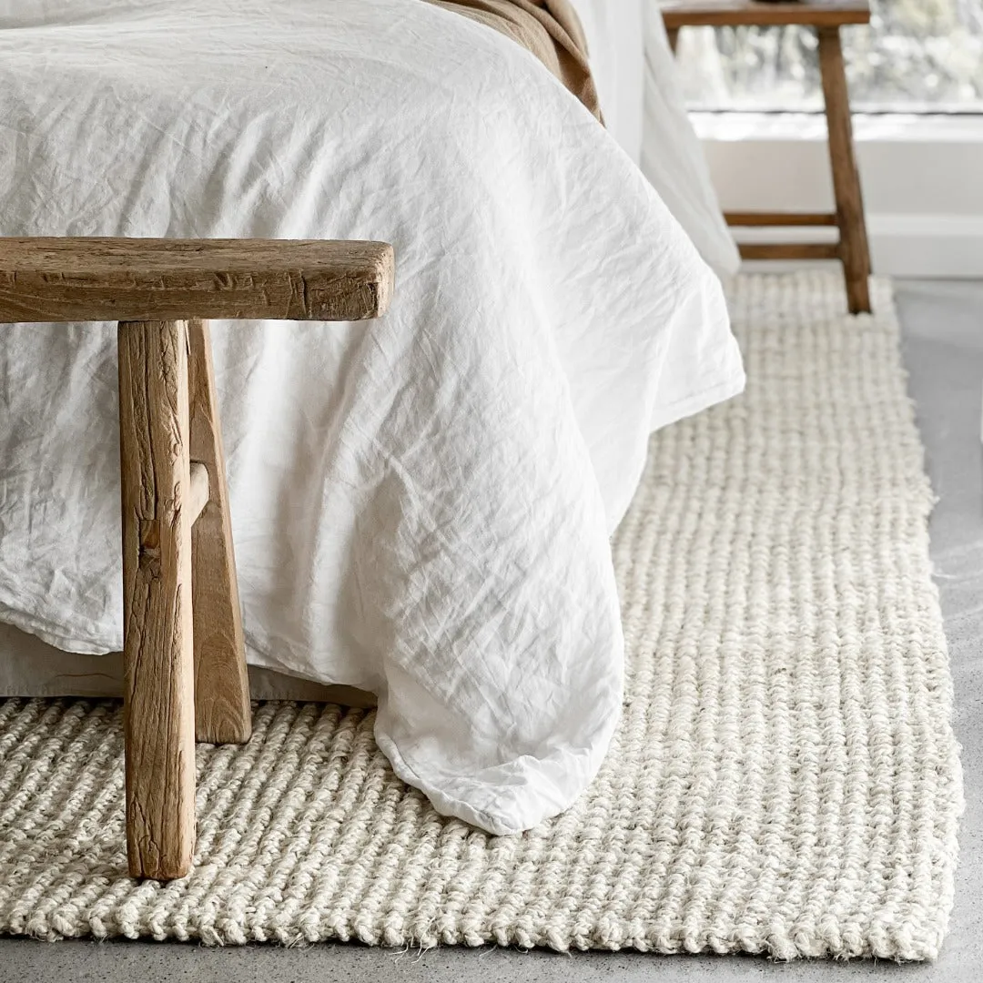 Vincent White Wash Jute