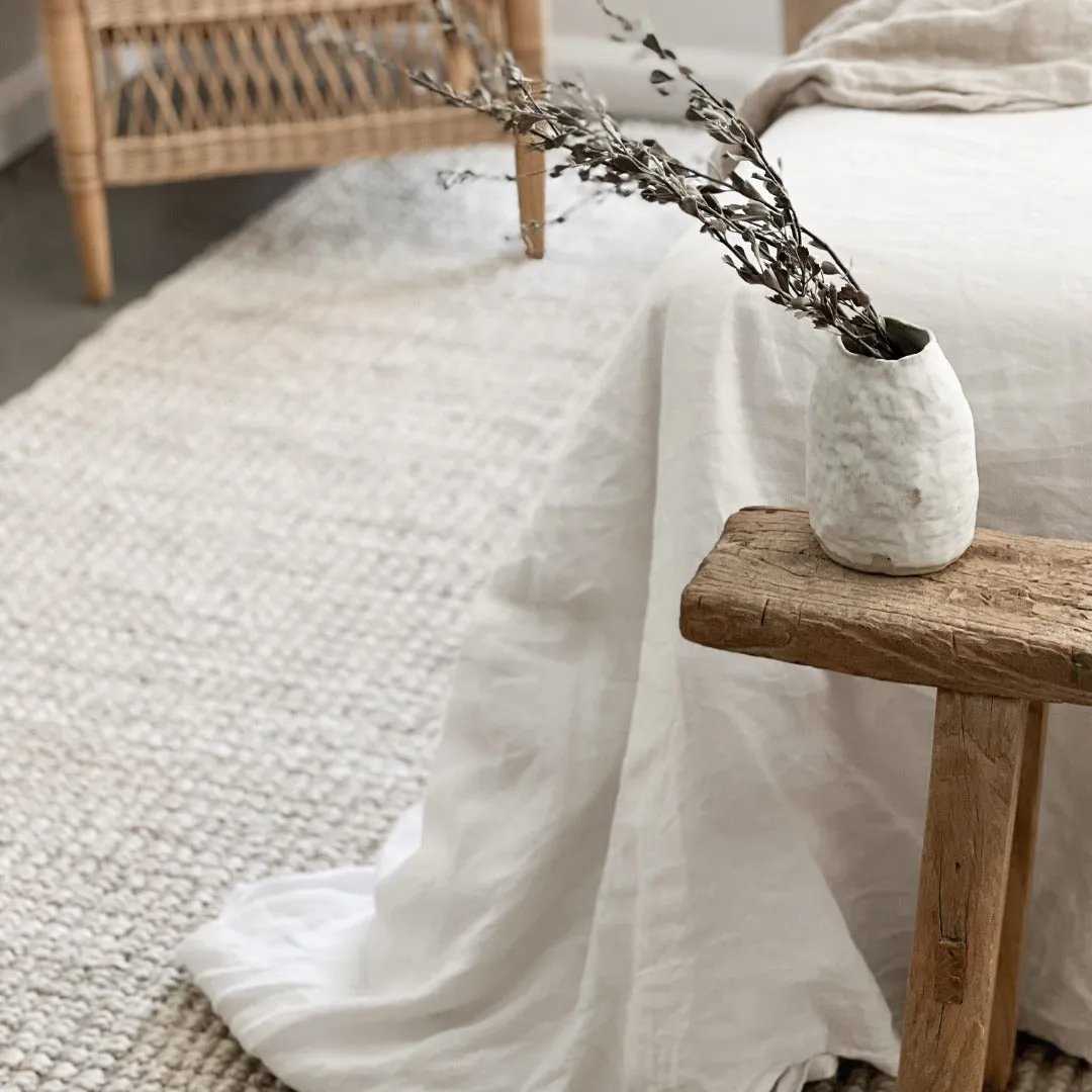 Vincent White Wash Jute